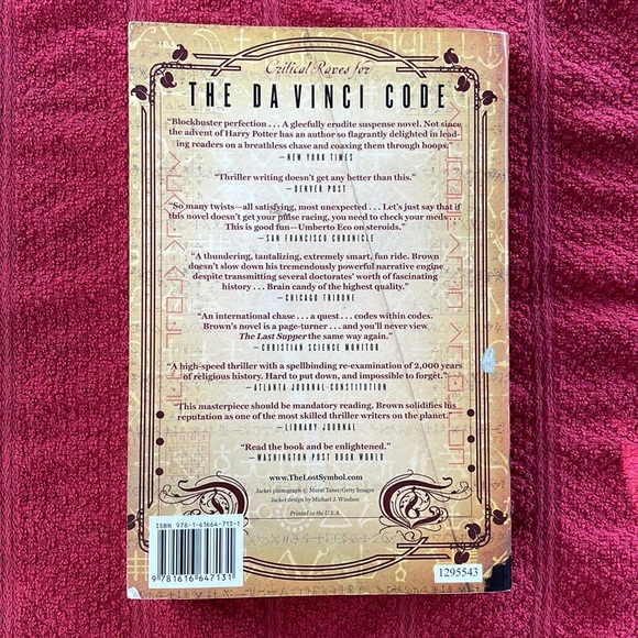 🌈2/$8 The Lost Symbol #3 in the Robert Langdon Series - Picture 2 of 12